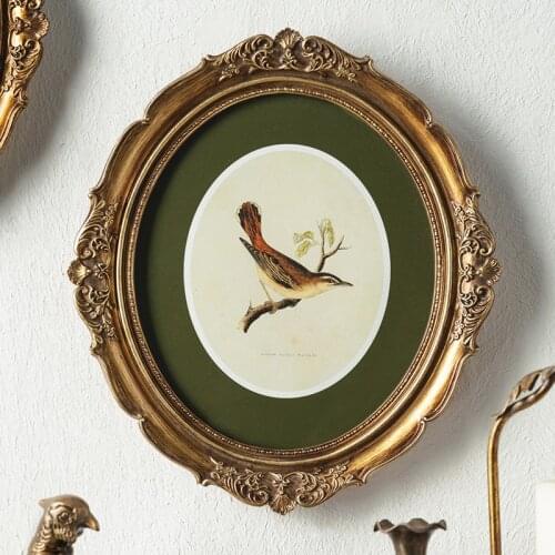 Retro Photo Frame Gold Picture Frame Home Decor Photography Props Wedding Pictures Frames Gifts Desk Decoration Ornament