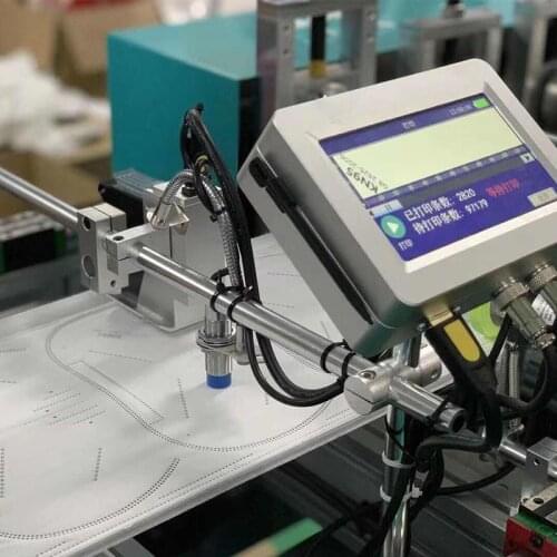 12.7mm 22 languages automatic coding machine mask Online Inkjet Printer Thermal Inkjet TIJ Printer for automatic conveyor belt