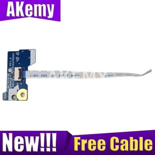 Akemy NEW For HP ProBook 455 450 G4 450 G3 power switch button board With Cable DA0X83PB6D0 100% Tested Free Cable