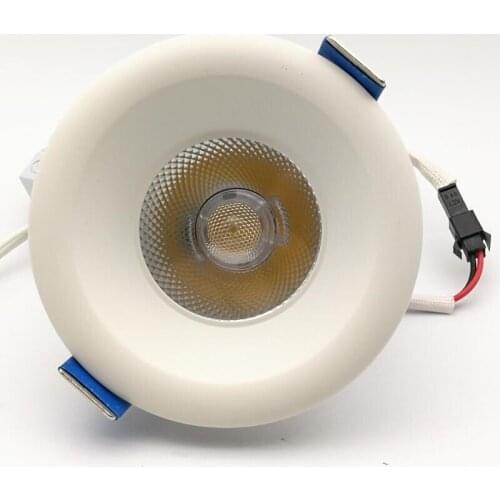 Free Shipping White Shell Dimmable COB Led Downlight 9W 15W Cool/Natural/Warm White COB Led Ceiling Down Lights COB Led Lamp