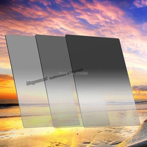 Exempt postage tracking number High quality 2015 in 100*150 Lens Filter Gradual ND2 Filter Gradual ND4 Filter Gradual ND8 Filter