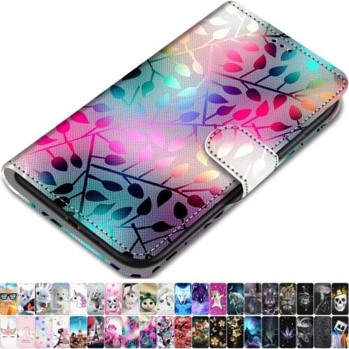 For Case Samsung Galaxy J120 J1 2016 J2 Pro 2018 J2 Prime G532F Grand Prime G530 PU Leather Phone Cover Lovely Girl Boy Box O08F