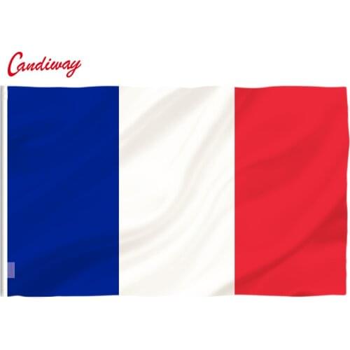 Oriflamme 3ftx2ft France Flag national flags Super-Poly hanging Indoor Outdoor French FLAG Country Banner 64x96cm