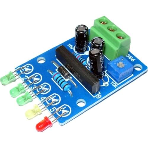 KA2284 Audio Level Indicator VU Meter 5 LED Power Level Display Board DC 5V-16V EL301