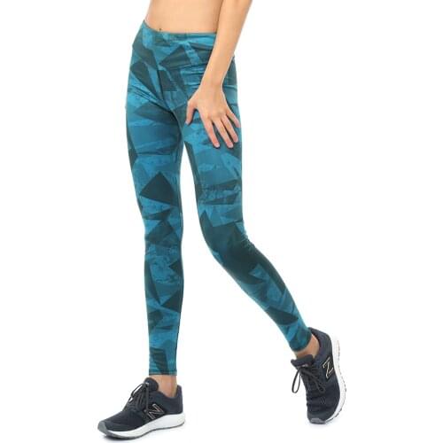 New Balance NBTW200-TPG Leggings Woman Casual Stretch Fabric for Leggings
