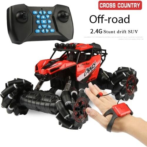 1/16 RC Car 2.4GHz 4WD New Technology Rc Car Off-road Music Remote Control Car Stunt Drift Climbing Car Toys for Children Gifts