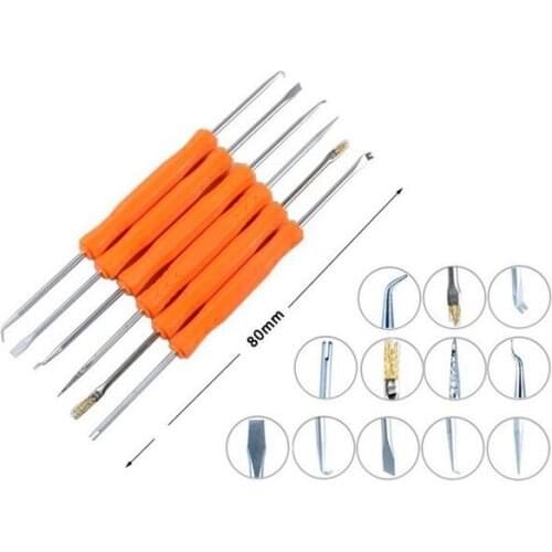 JM-Z01 6in1 Solder Assist Desoldering Tool Circuit Board Soldering Aids PCB Cleaning Kit