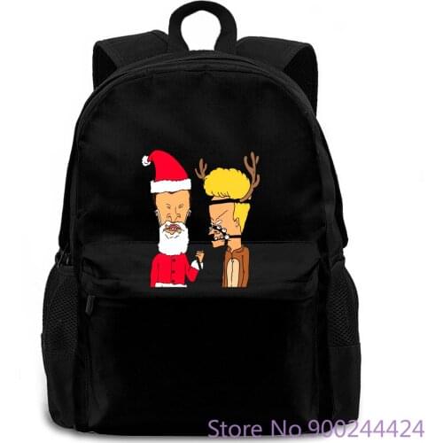 BEAVIS AND BUTTHEAD CHRISTMAS COSTUME Non-Allergenic for Boy & Girl, (Unisex )New women men backpack laptop travel school