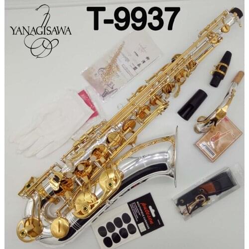 Brand New Tenor Saxophone T-9937 Silvering Professional Tenor Sax Nickel Plated With Case Reeds Neck Mouthpiece