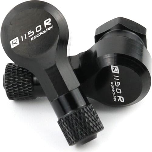 Motorcycle Front and Rear CNC Wheel Tubeless Tire Valve Stems 90 Degree 11.3mm Fit For BMW R1150R Rockster Aluminum alloy Valves