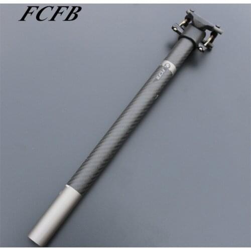 FCFB carbon seatpost MTB road bike seat tube 3k matte carbon seatpost 31.6 * 350mm /400mm fast shipping