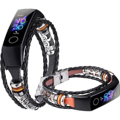 For Huawei Honor Band 4 Bracelet Retro Strap for Honor Band 5 4 Replacement wristbands Accessories for Honor Band 5