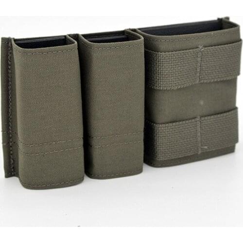 SMTP125-RG Factory OEM ODM Wholesale Military Tactical Kywi 5 56 1+2 Mag Pouch