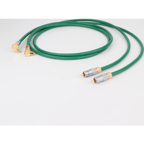 Pair Hi-end MCINTOSH 2328 audio 4N Copper RCA to RCA Interconnect audio cable wire with gold plated plugs 2RCA to 2RCA Cable