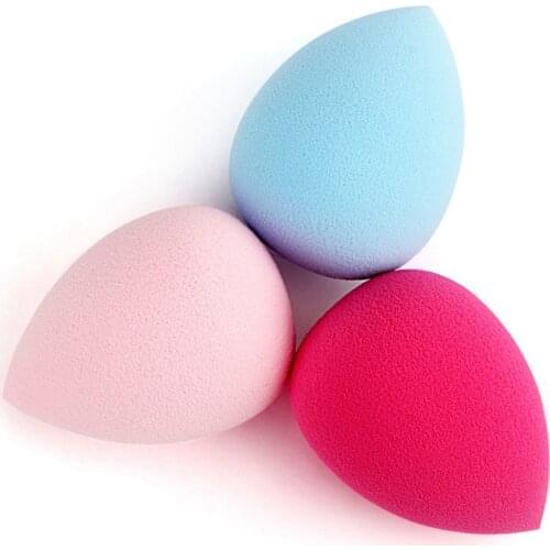 3PCS Water Drop Makeup Sponge Cosmetic Puff Facial Powder BB Cream Cosmetic Puff Blending Foundation Sponge Puff