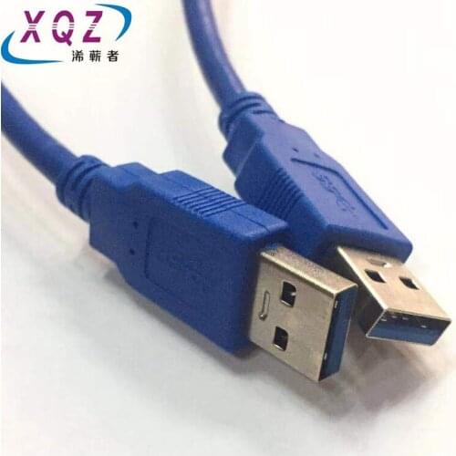 USB3.0 male to male cable USB3.0 M/M cable 1.5M pure copper pvc jacket blue A/A Usb computer cable