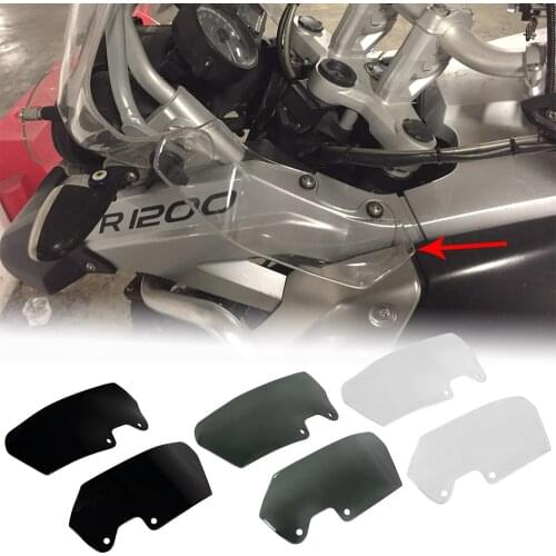 R1200GS Windscreen Plate Side Panels Windshield Wind Deflector Extend for BMW R1200 GS Adventure GS1200 ADV 2006 -2012 2011 2013