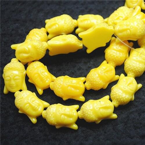 18pcs wholesale flat white buddha head beads accessories spacers parts jewelry fittings 21x14mm new arrival top fashion beads