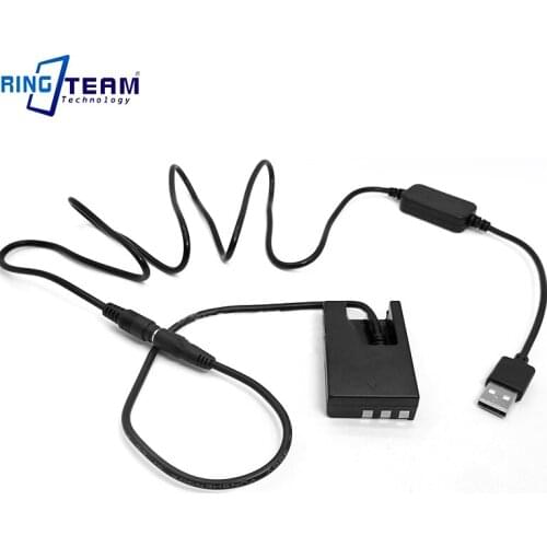 Free Shipping DC 5V USB Drive Power Cable + EN-EL9 battery DC Coupler EP-5 for Nikon D5000 D3000 D60 D40 Digital Cameras