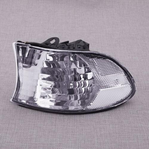 CITALL Left Clear Front Corner Turn Signal Clear lamp Light Housing fit for BMW 7 Series E38 LCI Facelift 1999 2000 2001