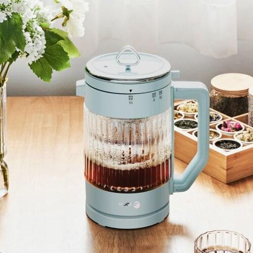 220V Electric Kettle 800ml Multifunction Tea Maker Siphon Extraction Glass Boiled Teapot with Tea Strainer Health Preserving Pot