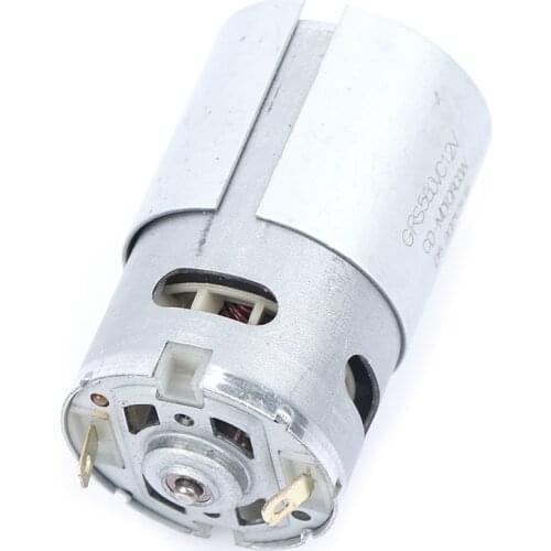 12V 19500 RPM DC Motor With Two-speed 12 Teeth High Torque Gear Box For Drill Electric Drill / Screwdriver