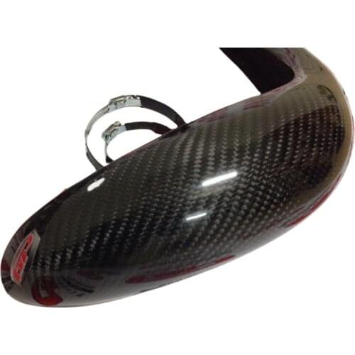 Gp Kompozit KTM EXC 250-300 Compatible 2T Carbon Fiber Exhaust Guard Protection 2013-2015