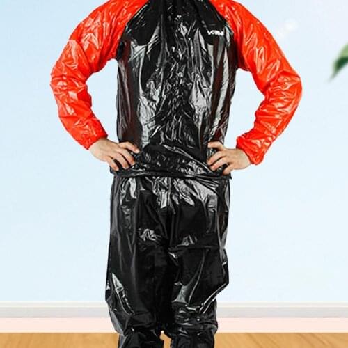 Sauna Suits Waterproof Anti-rip PVC Fitness Weight Loss Exercise Sweat Track Sauna Suit for Training