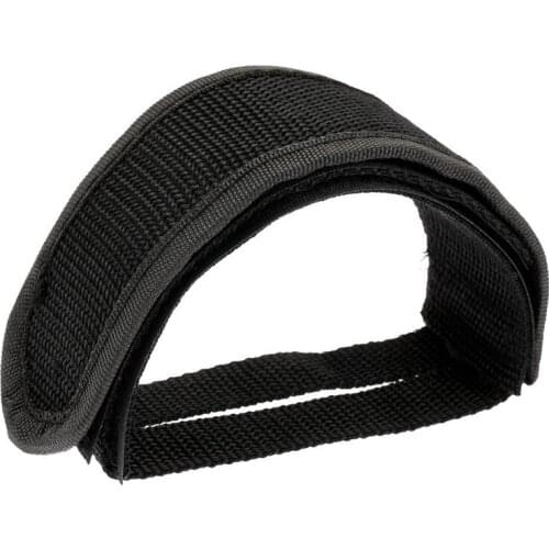 Soldier Fixed Gear Fixie BMX Bike Bicycle Anti-slip Double Adhesive Straps Pedal Toe Clip Strap Belt black