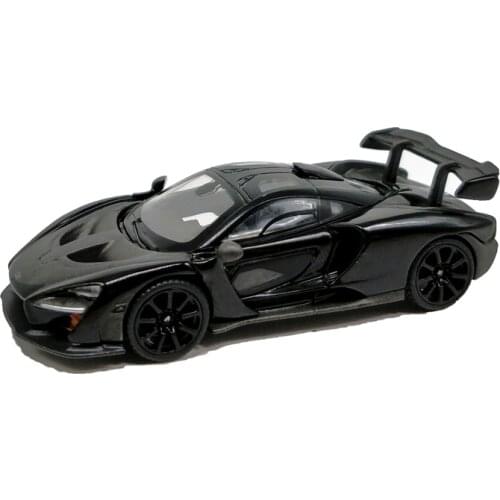 MINI GT 1:64 Mc Laren Senna Onyx alloy toy car toys for children diecast model car Birthday gift