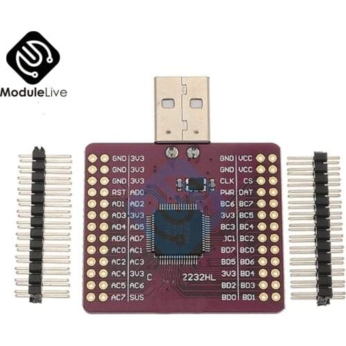 CJMCU-2232HL USB to UART FIFO SPI I2C JTAG RS232 Module FT2232HL Diy Kit Electronic PCB Board Module