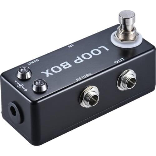 MOSKY Guitar Effect Pedal Loop Box Mini True Bypass Looper Route Selection Guitar Effect Processor For Electric Guitars Parts