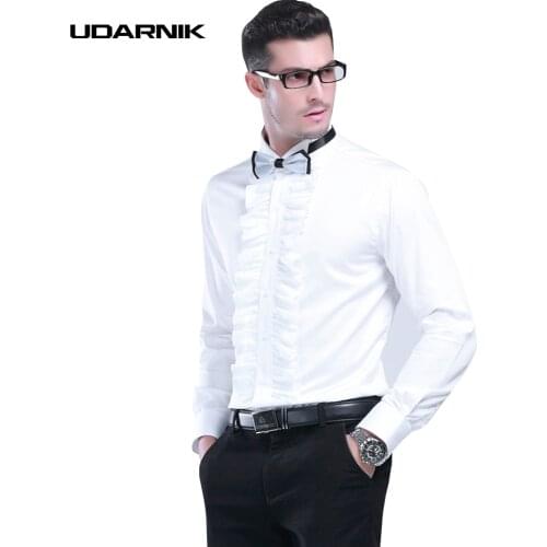 MUMUYOU Men's Tuxedo Shirts