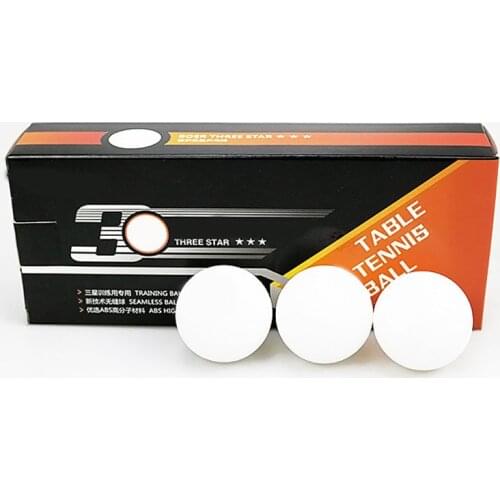 10pcs Table Tennis Balls 3 Star 40+ ABS Plastic Ping Pong Balls Table Tennis Training Balls FK88