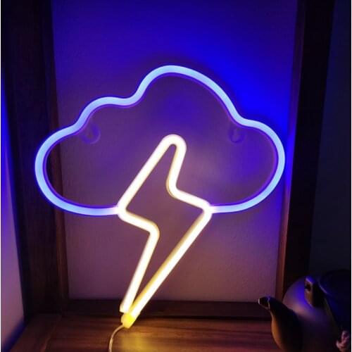 Neon Sign, Cloud Led Neon Light Wall Light Wall Decor, Light Up Neon Sign for Bedroom, Kids Room, Bar, Party, Wedding