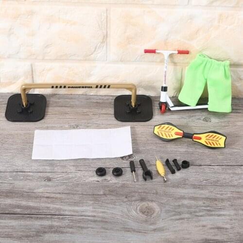 Novelty Children Finger Scooter Toys Cute Fine Skateboard/Bike Play Toys Multifunctional Lawn Games Best Gift