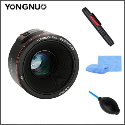 YONGNUO YN50mm F1.8 II Large Aperture Auto Focus Lens 50mm Lentes for Canon 100d 650d 5d 77d 500d 1000d 5DIV 5DIII 5DII 5D 60D