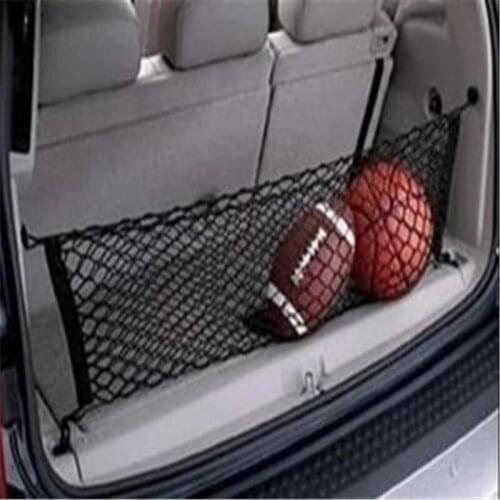 Mesh Trunk Car Organizer Net goods Universal Storage Rear Seat Back Stowing Tidying Auto Accessories Travel Pocket Bag Network