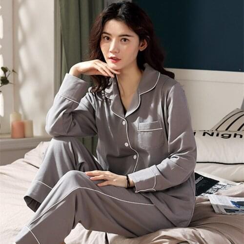 Fdfklak Cotton Pajamas Breast Feeding Nightwear Maternity Nursing Pajama Sets Maternity Nursing Sleepwear Pregnancy Pyjama