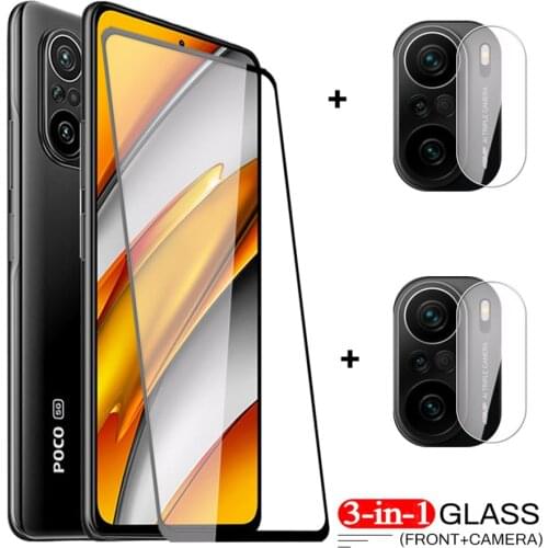 Poco-f3 glass,screen protector for poco f3 tempered glass poco x 3 nfc xiaomi poco x3 pro camera film pocophone f3 glass poco f3