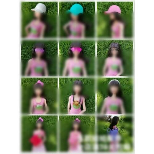 Earrings or necklace Hat or headdress/ Doll Accessories DIY Cosplay For Baby Toy 1/6 Xinyi Barbie FR Doll for barbie accessories
