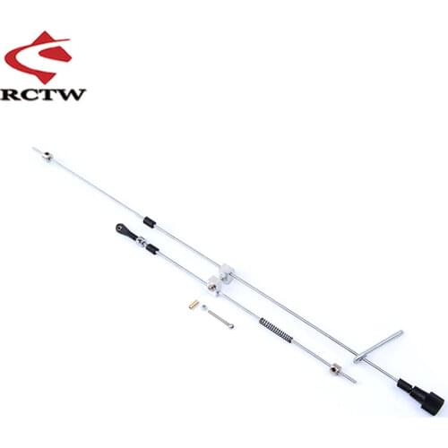 Upgrade steel rod brake throttle linkage 2 brake lever set for 1/5 scale HPI Rovan Kingmotor Baja 5B 5T 5SC rc car parts