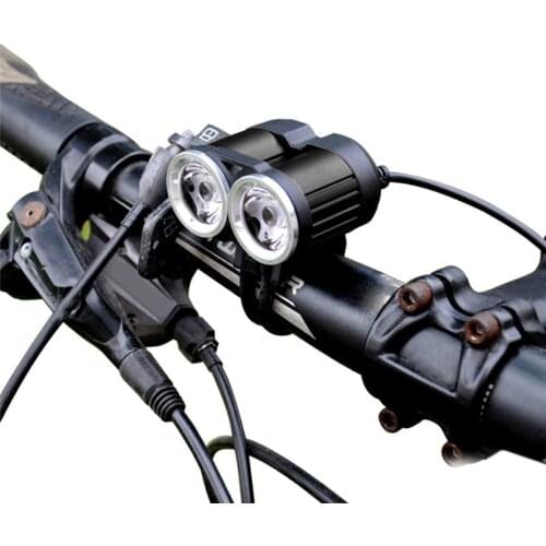 True 2000LM 2 X XM-L T6 LED USB Waterproof Lamp Bike Bicycle Headlight New arrival 2019 Cycling lights