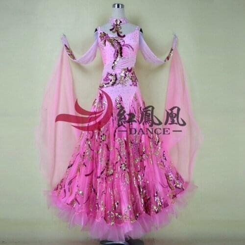 High-end International Standard Ballroom Smooth Dance Competition Dress, /Ballroom Standard Tango Waltz Dance Dress