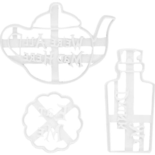 Funny Cookie Cutters with Cute Stamp Cake Decoration Baking Utensils Durable