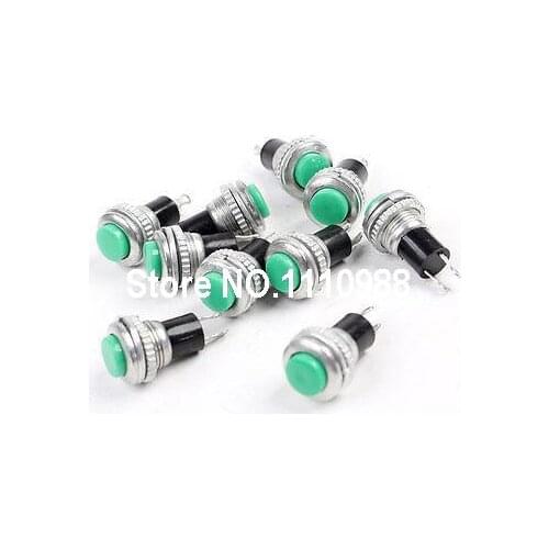 Green Cap Momentary N/O OFF-(ON) Auto Car Boat 3V/6V/9V/12V Push Switch
