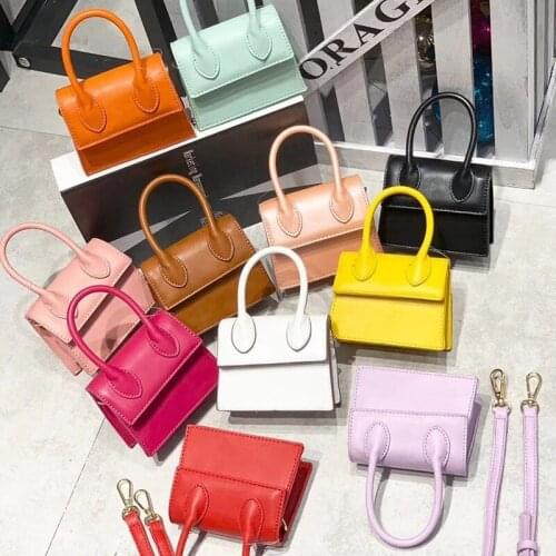 Womens bags 2021 new ladies style handbags Korean fashion mini messenger bag student crystal leather shoulder bag