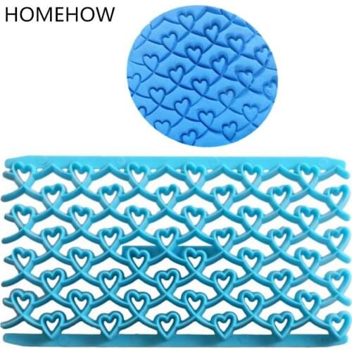 1PC/Lot Big Size ABS Heart Design Cookie Stamps Pastry Fondant Decorating Tools Cookie Pressing Mold Kitchen Baking Tools