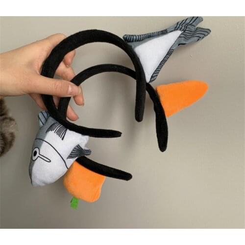 Little 2Designs - Carrot , Fish Plush , Stuffed Little Animal Plush Doll , Girls Gift Hair Plush Toy