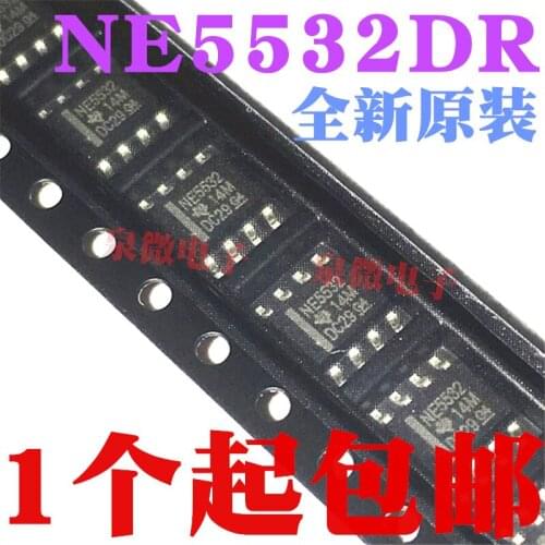 25 pçs/lote NE5532 NE5532DR SOP8